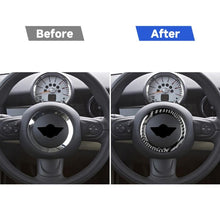 Load image into Gallery viewer, Car Steering Wheel R Chassis Carbon Fiber Decorative Sticker for BMW MINI R55 / R56 / Countryman R60 / Paceman R61, Steering Wheel R Chassis
