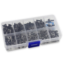 Load image into Gallery viewer, 180 PCS Tactile Push Button Switch Kit Micro Switch, 180pcs /Set