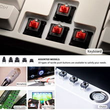 Load image into Gallery viewer, 180 PCS Tactile Push Button Switch Kit Micro Switch, 180pcs /Set