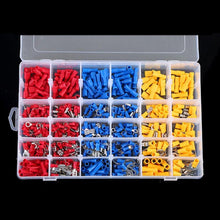 Load image into Gallery viewer, 480 PCS Cold Press Electrical Insulated Terminals Crimp Connectors Assortment Kit, 480 PCS