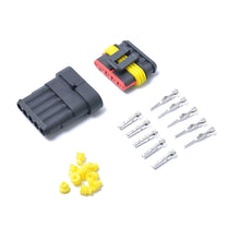 Load image into Gallery viewer, 10 Sets 5 Pin Way Sealed Waterproof Electrical Wire Connector Plug Terminal Car Auto Set, A0314