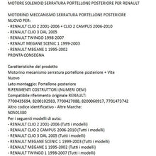 Load image into Gallery viewer, Tailgate Central Locking 8200102583 7700427088 8200060917 for Renault, For Renault