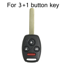 Load image into Gallery viewer, Replacement Non-embryo Car Key Case for HONDA 3 + 1 Button Car Keys, without Battery, 3+1