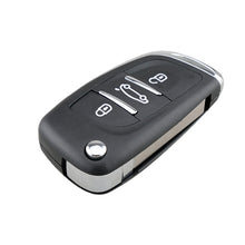 Load image into Gallery viewer, For PEUGEOT Car Keys Replacement 3 Buttons Car Key Case with Holder, without Grooved, 3 Buttons without Grooved