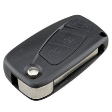 Load image into Gallery viewer, For FIAT Car Keys Replacement 3 Buttons Car Key Case with Side Battery Holder, Black, Blue