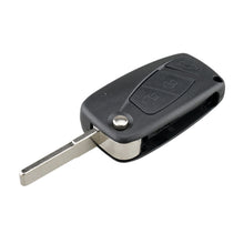 Load image into Gallery viewer, For FIAT Car Keys Replacement 3 Buttons Car Key Case with Side Battery Holder, Black, Blue