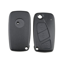 Load image into Gallery viewer, For FIAT Car Keys Replacement 3 Buttons Car Key Case with Side Battery Holder, Black, Blue