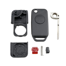 Load image into Gallery viewer, For Mercedes-Benz Car Keys Replacement 1 Button Car Key Case with Foldable Key Blade, 1 Button