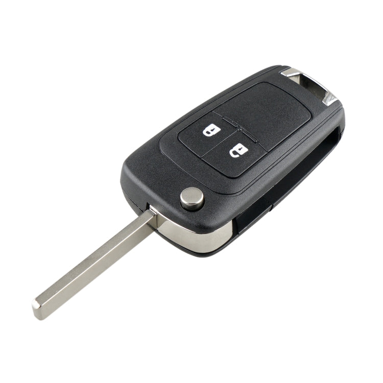 For Opel Car Keys Replacement 2 Buttons Car Key Case with Foldable Key Blade, 2 Buttons with Foldable Key Blade