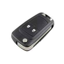 Load image into Gallery viewer, For Opel Car Keys Replacement 2 Buttons Car Key Case with Foldable Key Blade, 2 Buttons with Foldable Key Blade
