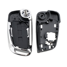 Load image into Gallery viewer, For PEUGEOT Car Keys Replacement 2 Buttons Car Key Case with Holder, without Grooved, 2 Buttons without Grooved