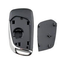 Load image into Gallery viewer, For PEUGEOT Car Keys Replacement 2 Buttons Car Key Case with Grooved and Holder, 2 Buttons with Grooved