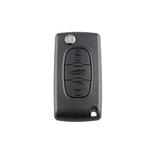Load image into Gallery viewer, For PEUGEOT Car Keys Replacement 3 Buttons Car Key Case with Grooved, without Holder, For PEUGEOT