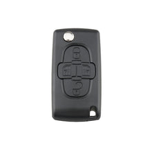 Load image into Gallery viewer, For CITROEN C8 / PEUGEOT 1007 Car Keys Replacement 4 Buttons Car Key Case with Grooved, without Holder, For CITROEN C8 / PEUGEOT 1007