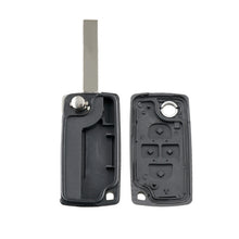 Load image into Gallery viewer, For CITROEN C8 / PEUGEOT 1007 Car Keys Replacement 4 Buttons Car Key Case with Grooved, without Holder, For CITROEN C8 / PEUGEOT 1007