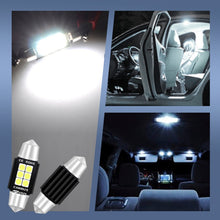 Load image into Gallery viewer, 2 PCS 36mm DC12V-24V 3W 6000K 660LM 6LEDs SMD-3030 Car Reading Lamp / License Plate Light, 36mm (3W)