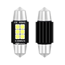 Load image into Gallery viewer, 2 PCS 36mm DC12V-24V 3W 6000K 660LM 6LEDs SMD-3030 Car Reading Lamp / License Plate Light, 36mm (3W)