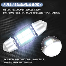Load image into Gallery viewer, 2 PCS 36mm DC12V-24V 3W 6000K 660LM 6LEDs SMD-3030 Car Reading Lamp / License Plate Light, 36mm (3W)