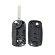 Load image into Gallery viewer, For RENAULT Clio / Megane / Kangoo / Modus Car Keys Replacement 3 Buttons Car Key Case with Foldable Key Blade, For RENAULT Clio 3 Buttons