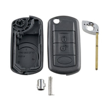 Load image into Gallery viewer, For Landrover Range Rover Sport 2006-2011 / Range Rover 2006~2009 / Discovery 3 2005~2009 Car Keys Replacement 3 Buttons Car Key Case with Foldable Key Blade, For Landrover Range Rover