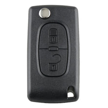 Load image into Gallery viewer, For PEUGEOT 2 Buttons Intelligent Remote Control Car Key with PCF7961 Integrated Chip &amp; Battery &amp; Holder &amp; Slotted Key Blade &amp; ASK Signal, Frequency: 433MHz, 2 Buttons with Slotted Key Blade