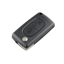 Load image into Gallery viewer, For PEUGEOT 2 Buttons Intelligent Remote Control Car Key with PCF7961 Integrated Chip &amp; Battery &amp; Holder &amp; Slotted Key Blade &amp; ASK Signal, Frequency: 433MHz, 2 Buttons with Slotted Key Blade