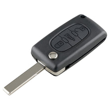 Load image into Gallery viewer, For PEUGEOT 3 Buttons Intelligent Remote Control Car Key with Integrated Chip &amp; Battery &amp; Holder &amp; Slotted Key Blade, Frequency: 433MHz, 3 Buttons