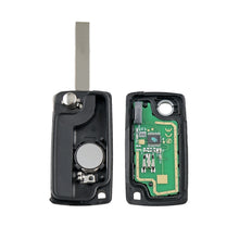 Load image into Gallery viewer, For PEUGEOT 3 Buttons Intelligent Remote Control Car Key with Integrated Chip &amp; Battery &amp; Holder &amp; Slotted Key Blade, Frequency: 433MHz, 3 Buttons