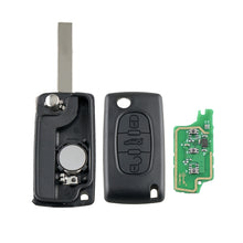 Load image into Gallery viewer, For PEUGEOT 3 Buttons Intelligent Remote Control Car Key with Integrated Chip &amp; Battery &amp; Holder &amp; Slotted Key Blade, Frequency: 433MHz, 3 Buttons