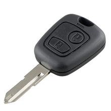 Load image into Gallery viewer, For PEUGEOT 206 2 Buttons Intelligent Remote Control Car Key with Integrated Chip &amp; Battery, Frequency: 433MHz, For PEUGEOT 206