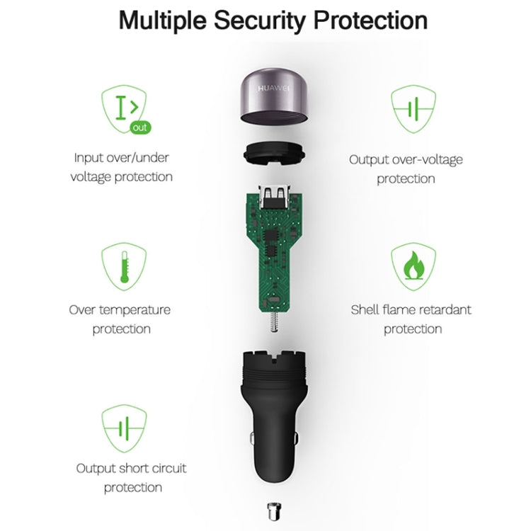 Original Huawei CP31 18W Max Dual USB Port Fast Charging Car Charger, CP31