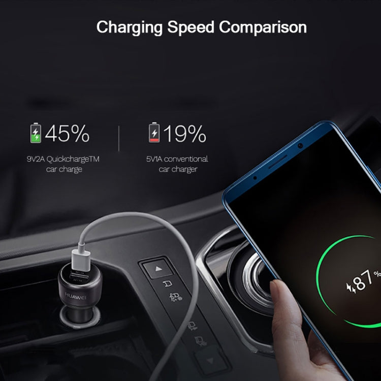 Original Huawei CP31 18W Max Dual USB Port Fast Charging Car Charger, CP31