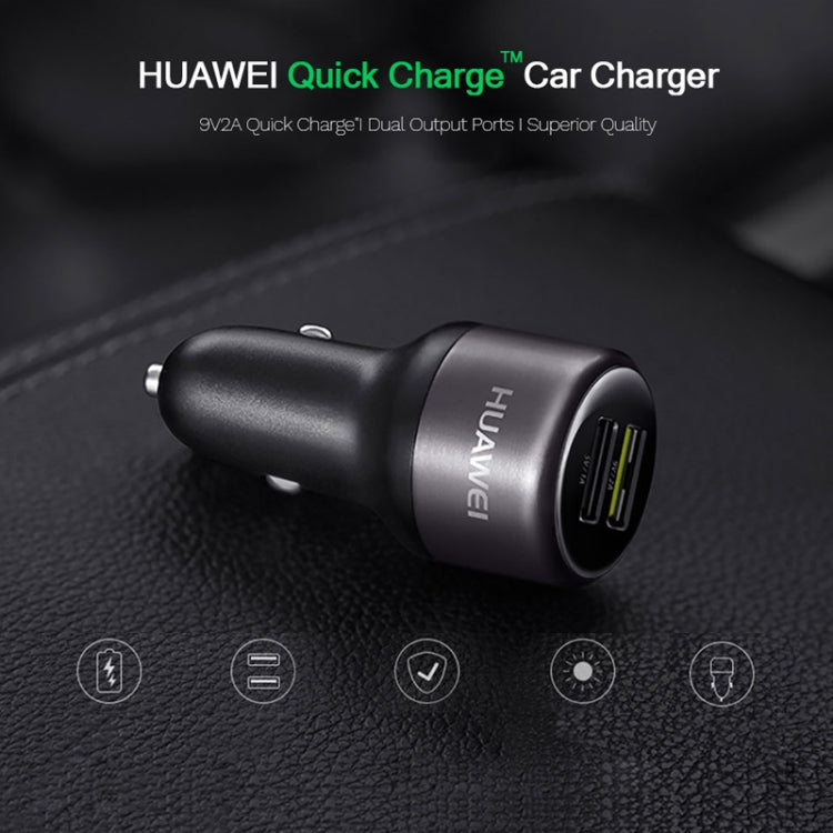 Original Huawei CP31 18W Max Dual USB Port Fast Charging Car Charger, CP31