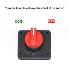 Load image into Gallery viewer, Car Motorcycles Battery Selector Isolator Disconnect Rotary Switch Cut, A730