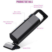 Load image into Gallery viewer, Car Portable Wireless 120W Handheld Powerful Vacuum Cleaner, Wireless (Black), Wireless (White)