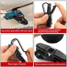 Load image into Gallery viewer, Vehicle Mounted Glasses Clip Car Eyeglass Bill Holder, Package: OPP Bag
