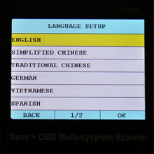 Load image into Gallery viewer, Creator C502 V7.6 Car OBD2 Multi-system Scanner Car Diagnostic Tool for Mercedes-Benz before 2016, Creator C502