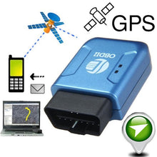 Load image into Gallery viewer, TK206 2G GPS OBD2 Real Time GSM Quad Band Anti-theft Vibration Alarm GSM GPRS Mini GPS Car Tracker, TK206 (Black), TK206 (Blue)