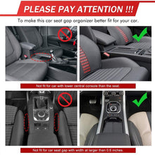 Load image into Gallery viewer, Car Multi-functional Driver Seat Console PU Leather Box Cigarette Lighter Charging Pocket Cup Holder Seat Gap Side Storage Box, Driver Seat