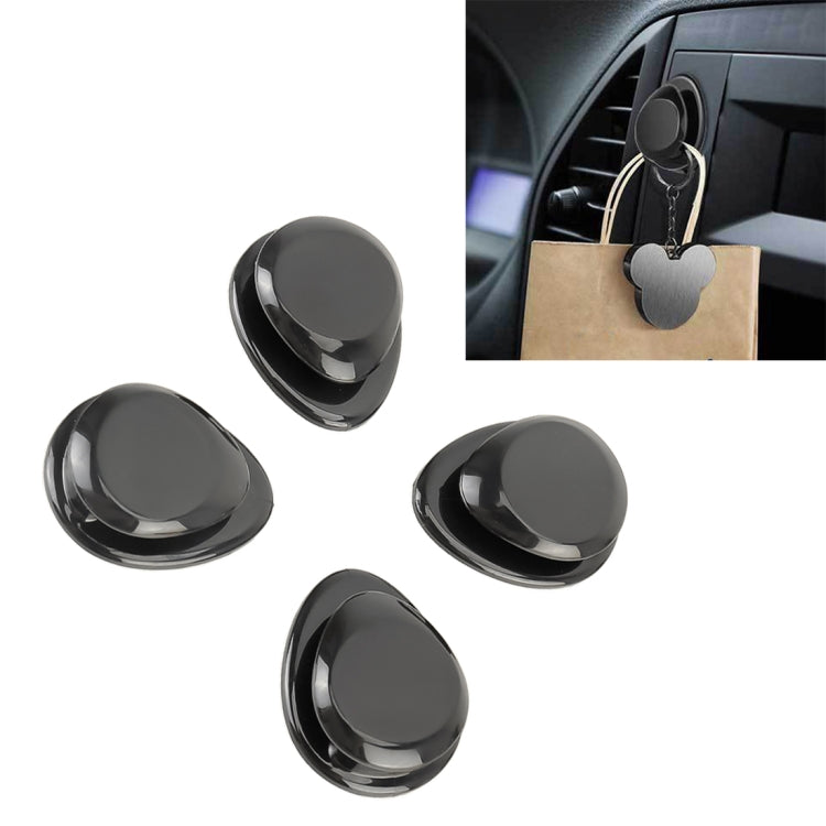 3R-2153 4 PCS Car Mini Convenient Hooks Bags Hanger Holder, 3R-2153