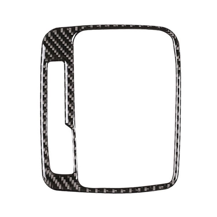 Car Carbon Fiber Gear Position Panel Decorative Sticker for Volkswagen Touareg, Gear Position Panel