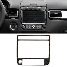 Load image into Gallery viewer, Car Carbon Fiber Navigation Panel Decorative Sticker for Volkswagen Touareg, Navigation Panel