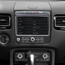 Load image into Gallery viewer, Car Carbon Fiber Navigation Panel Decorative Sticker for Volkswagen Touareg, Navigation Panel