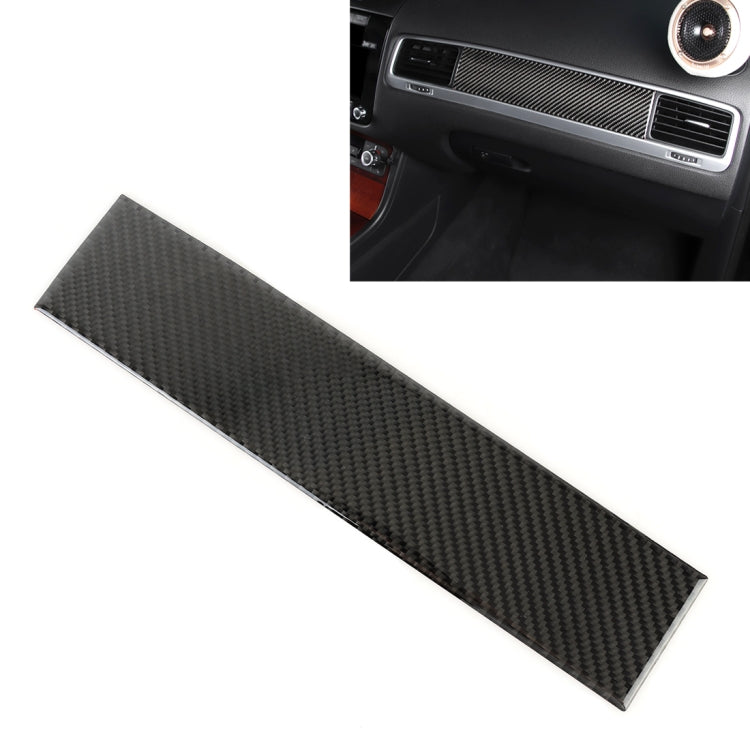 Car Carbon Fiber Dashboard Panel Decorative Sticker for Volkswagen Touareg, Dashboard Panel