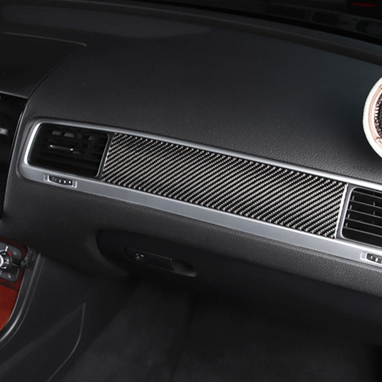 Car Carbon Fiber Dashboard Panel Decorative Sticker for Volkswagen Touareg, Dashboard Panel