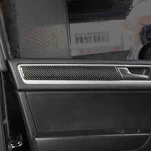 Load image into Gallery viewer, 4 PCS Car Carbon Fiber Door Panel Decorative Sticker for Volkswagen Touareg, Door Panel