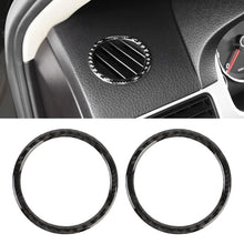 Load image into Gallery viewer, 2 PCS Car Carbon Fiber Instrument Panel Air Outlet Decorative Sticker for Volkswagen Touareg, Instrument Panel Air Outlet
