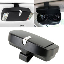 Load image into Gallery viewer, Car Multi-functional Glasses Case Sunglasses Box with Card Slot, Flat Style, Flat Style (Black), Flat Style (Pink), Flat Style (Grey), Flat Style (Beige)