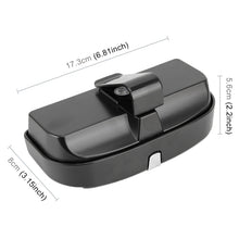 Load image into Gallery viewer, Car Multi-functional Glasses Case Sunglasses Box with Card Slot, Flat Style, Flat Style (Black), Flat Style (Pink), Flat Style (Grey), Flat Style (Beige)
