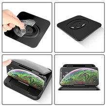 Load image into Gallery viewer, Car Carbon Fiber Texture Silicon Mobile Phone Holder for 3.5-6.8 inches Cellphone, Phone Holder for 3.5-6.8 inches Cellphone